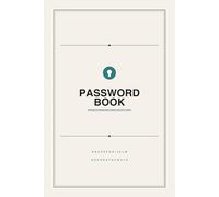 Password Book: Alphabetical A-Z Password Keeper and Organizer for All Your Logins, Usernames and Internet Passwords | 6x9 inches | 120 Pages