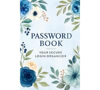 PASSWORD BOOK: Keep all your login details in one secure place. This organizer helps you stay protected and never forget a password again.