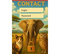 Password Book Organizer: Internet Logbook for Passwords, Contacts & Addresses: 6x9 Alphabetical Notebook for Seniors, Gift for Dad or Mom - Secure Password Keeper & Contact Journal