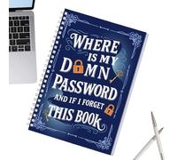 Password Book Organizer - Lightweight Index Notebook, Layered Tabs Password Keeper | Secure Address Log for Office, Study, Home Use, Adults, Men Women, Friends, Gift | Notebook for Seniors