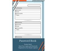 Password Book: Pocket-Size | Keep Your Logins and Passwords Organized in One Handy Logbook