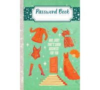 Password Book: Showgirl Password Organizer - Alphabetical A-Z Tabs, 120 Page 6x9 Inch Password Keeper for Secure Website Login Tracking