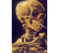 Password Book - Skull of A Skeleton with Burning Cigarette - Vincent Van Gogh: 104 Pages 6" x 9" Internet Password Keeper Organiser Logbook