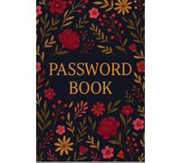 password book: This password book for seniors is a secure and practical password keeper, a large password notebook organizer designed to store all your login details with ease.