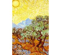 PASSWORD BOOK Vincent Van Gogh Olive Trees with Yellow Sky and Sun: A-Z Alphabetical Tabs, Keep Track of Usernames, Passwords, Web Addresses, Internet Password Organizer, Logbook, 6 x 9 inches