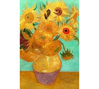 PASSWORD BOOK Vincent Van Gogh Vase with Twelve Sunflowers: A-Z Alphabetical Tabs, Keep Track of Usernames, Passwords, Web Addresses, Internet Password Organizer, Logbook, 6 x 9 inches