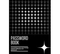 Password Book: Website Address and Large Password Keeper Notebook for Personal Internet Organizer Alphabetical Logbook