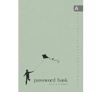 Password Book with A-Z Index: B6 Small Internet Logbook Organizer with Alphabetical Labels | Boy and Kite Design Dusty Green