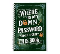 Password Books - Organizador de pestañas ligeras en capas | Password Keeper Book For Family Friends Students Adults Men Women Home Indoor Office, Secure Offline Credential Storage, Portable Set