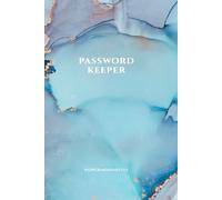 Password Keeper - Blue Lagoon Glam | PowerMindNotes: Internet Password Organizer. Keep Your Usernames and Passwords in One Place. (PowerMindNotes Password Keepers)