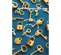 Password Keeper Book Keys: A Simple and Secure Logbook to Keep Track of All Your Online Logins and Passwords - Alphabetical, Contains a special section for Bank information