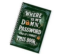 Password Keeper - Lightweight Layered Tabs Organizer, 8.31x5.5 Inch Address And Password Notebook For Secure Home, Office And Study Documentation For Adults Families