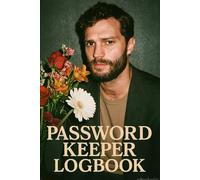 Password Keeper Logbook: Black & White Password Log Book with Clean Grid Layout | Easy-to-Fill Login Tracker for Home & Office Use | Modern Gift for Digital Organization