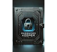 Password Keeper: Manage Notebook with Alphabetical Tabs. Organize your information. Website Login, Username.