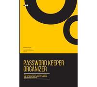 Password Keeper Organizer with Alphabetized Pages: passcode Notebook for Organizing the Accounts for Home Use