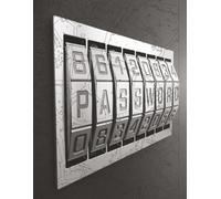 Password Keeper: Password Book & Keeper - Secure 101-Page Organizer for Logins, Websites & Access Codes (8.5 x 11 inches) with Owner Info Page.