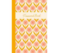 Password Log Book, 110 Pages, 6 x 9 inch, Pink Floral Scandi Cover, Alphabetical Organization, Four Pages per Letter, 4 Entries per Page, For Personal ... with Scandinavian Inspired Floral Design