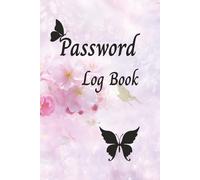 Password Log Book: Alphabetical Notebook for Passwords, Usernames and Webadresses | 6x9 inches, 120 pages | Softcover with Flower-print - A perfect Gift for Christmas, Birthday and Valentine's Days.