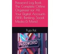 Password Log Book: The Complete Offline Organizer for All Your Digital Accounts (WiFi, Banking, Social Media & More)