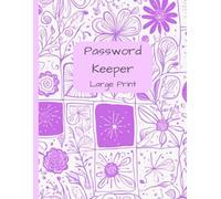 Password Log Book with Printed Alphabetical Tabs: Lavender Color Internet Password Organizer | 8.5" x 11" Large Print