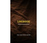 Password Logbook: Brown Textured Paper & Gold Aesthetic Organizer: The Vault: Elegant Vintage Brown Design with Alphabetical Tabs | Small 5x8 Inch ... | Discreet Secure Logbook for Home & Office