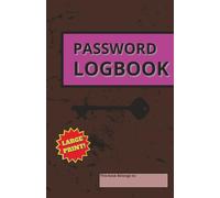 Password Logbook: Compact, Easy-to-Use Password Notebook for Managing All Your Online Accounts | Stay Organized and Never Lose a Password Again with This Handy Internet Login Notebook - Purple Edition