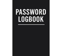 Password Logbook: Large Print Logbook for Easy Password Management