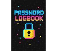 Password Logbook - Pixel Gamer Edition: Fun Password Organizer with A-Z Tabs | Retro Gaming Style Password Keeper Notebook
