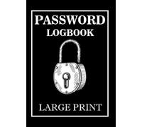 Password logbooks for seniors are designed for offline, secure, and easy-to-read, large-print organization of digital credentials.: 7"x10" - 120 pages - 3 password per page