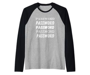 Password Password Password Password Password Hacking Gear Camiseta Manga Raglan