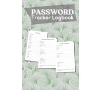 Password Tracker Logbook: This notebook is your secure, offline solution for keeping track of passwords