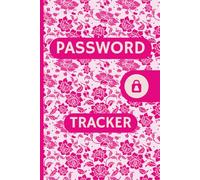Password Tracker.Pink Password Book for Girls and Women with a Quick Guide to Password Security.: Large Font, Alphabetical Order, Numbered Pages, Summary,6x9 inc.