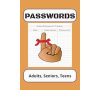 Passwords: I did not forget, I had a delay in the transmission of the thought Passwords Book, Wide margin, 100 pages , 6x9 inches... Gift for holidays, birthdays, or just for yourself