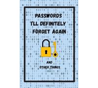 Passwords I’ll Definitely Forget Again: And Other Things