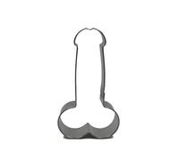 Past Kolor - Cortador para Galletas con Forma de Pene - Molde Temático - Acero Inoxidable - Ideal para Repostería