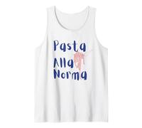 Pasta alla Norma Pasta italiana de verano Camiseta sin Mangas