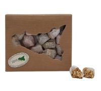 Pasta artesanal de almendras sicilianas, caja de regalo Sicilia, envasada en una sola porción de sabores variados, dulces típicos sicilianos con almendras, sin gluten, 240 g