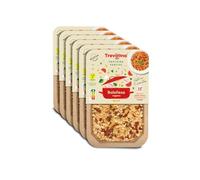 Pasta Boloñesa Trevijano: 6 bandejas de 220g cada una. Una alternativa sin carne para los amantes de esta mítica receta de pasta, en la que no echarás nada en falta.