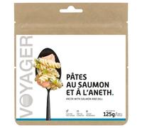 Pasta con salmón y eneldo Voyager