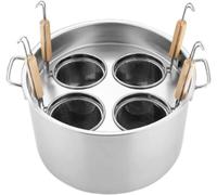 Pasta Cooker W/Inserts, Stainless Steel Pasta Pot With Strainer Basket, Cooking Tool For Home Kitchen Restaurant, Induction Compatible, LJJY-KK