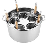 Pasta Cooker W/Inserts, Stainless Steel Pasta Pot With Strainer Basket, Cooking Tool For Home Kitchen Restaurant, Induction Compatible, LJJY-KK