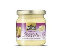 Pasta de Ajo y Jengibre 190 g en tarro de vidrio Lista para usar para woks currys marinados salsas y aliños Ahorra tiempo sin pelar ni picar