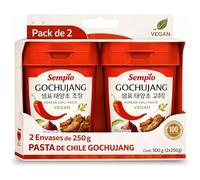 Pasta de chile Gochujang, Salsa Coreana de Guindilla y Arroz, Esencial para la cocina coreana, Ideal para preparar bibimbap, tteokbokki, marinadas para carnes o tofu, Contiene 2 bote de 250 gr