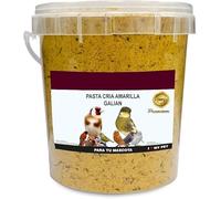 Pasta de Cría Amarilla para Pájaros - Cubo 900 g | Alimento Nutritivo para Polluelos y Aves Adultas | Alta Energía y Proteínas | Fórmula Completa y Equilibrada