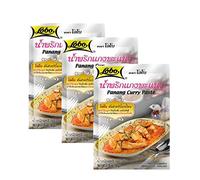 Pasta de Curry Panang Tailandés Pack 3x50 g Mezcla aromática ligeramente picante para salsa cremosa con leche de coco Ideal pollo ternera tofu