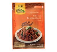 Pasta de Curry Rendang Indonesio 50 g para 4 raciones Sabor intenso y picante Ideal con ternera pollo o cordero Sin conservantes ni glutamato