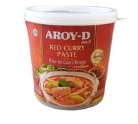 Pasta de Curry Rojo Tailandesa Aroy-D 400 gr.