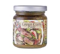 Pasta de Curry Verde Tailandés 195 g en frasco de cristal Base aromática y picante para curry, wok, salsas y marinados Sabor auténtico en minutos