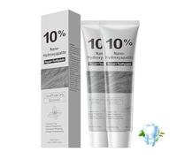 Pasta de dientes 10% de hidroxiapatita sin fluoruro - Pasta de dientes Nano Hydroxyapatite para el cuidado del esmalte y la remineralización, alivio de la sensibilidad dental y fortalecimiento de los