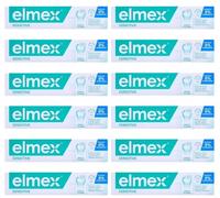 Pasta de dientes 12x 75ml Elmex Sensitive para dientes y encías sensibles